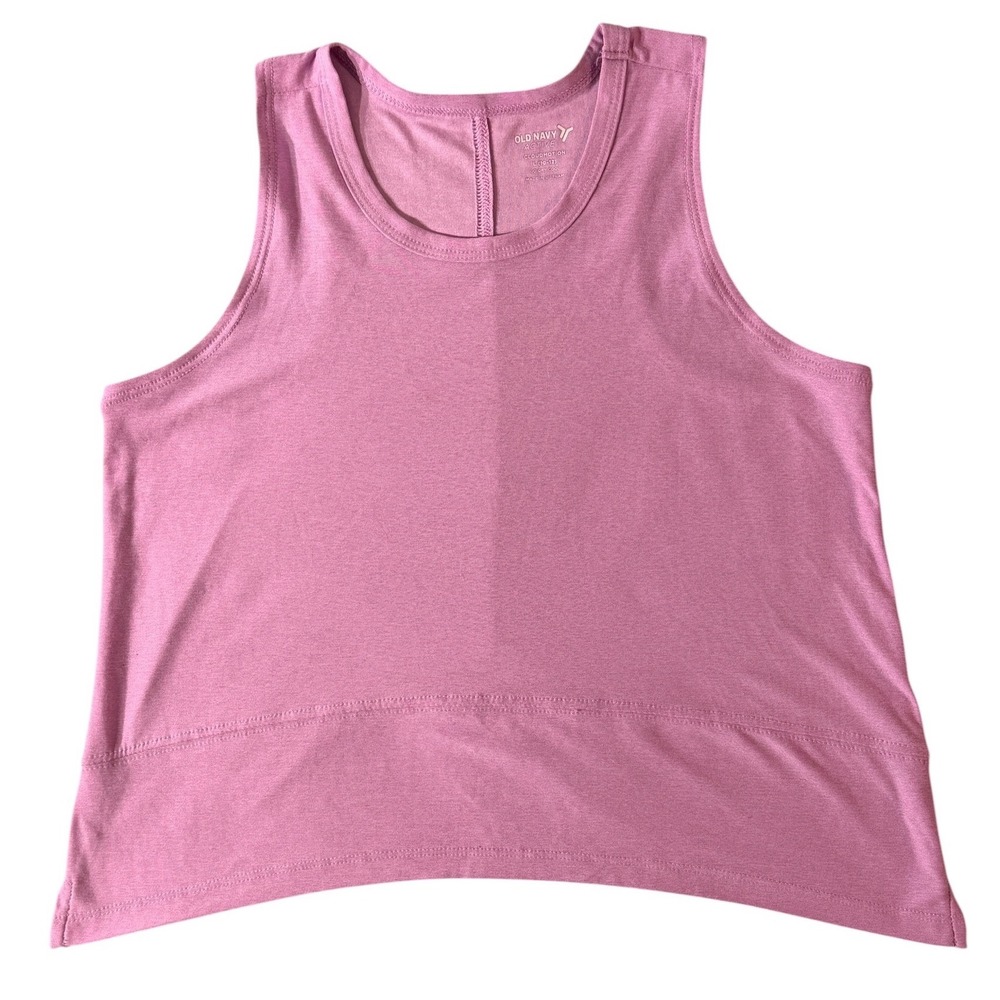 Youth Pink Tank Top Active CloudMotion Green Racerback Performance Size L